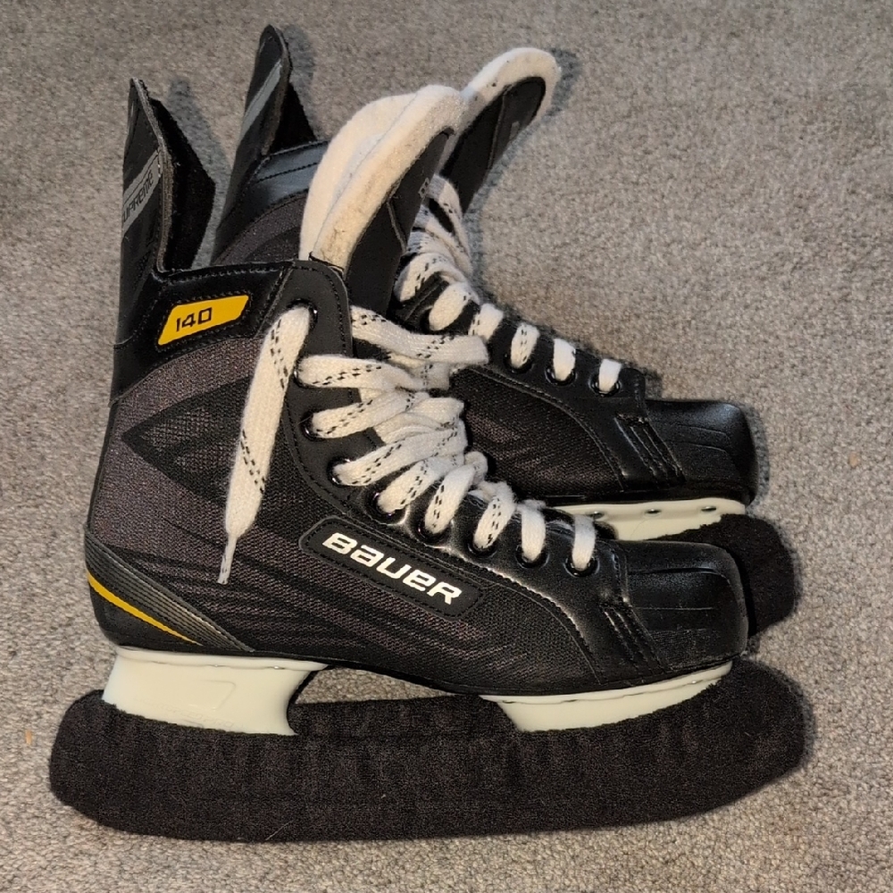 Bauer Black and Yellow Hockey Skates